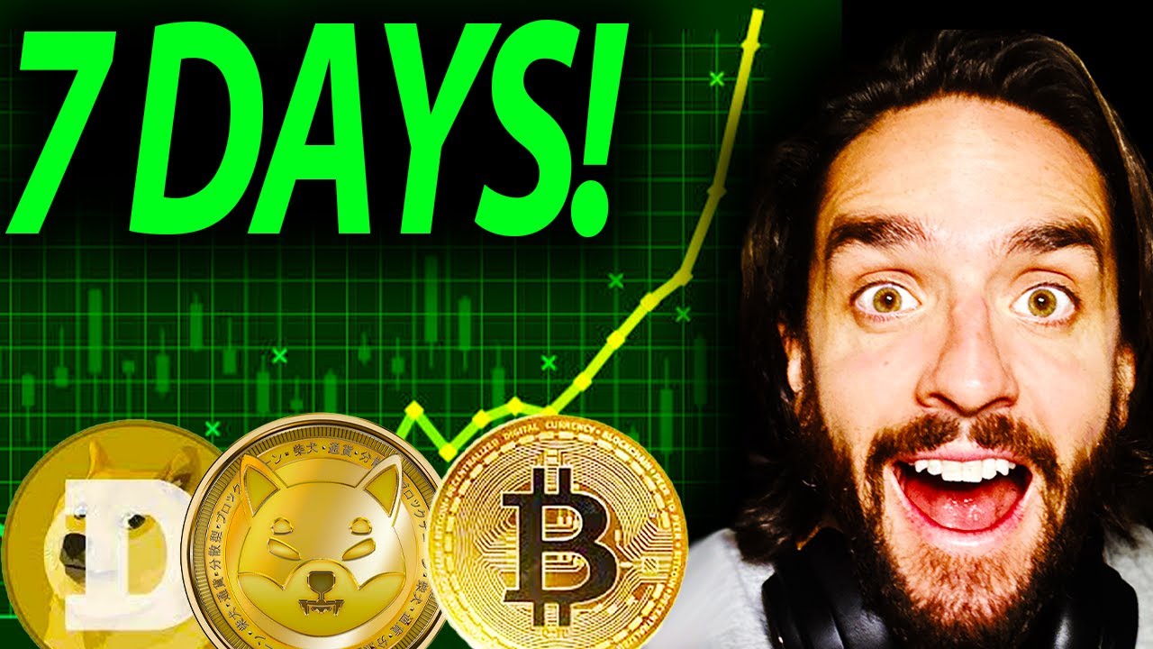 7 DAYS LEFT: SHIBA INU, DOGECOIN, BITCOIN CAN PUMP!!! #BITCOIN #CRYPTO #DOGECOIN