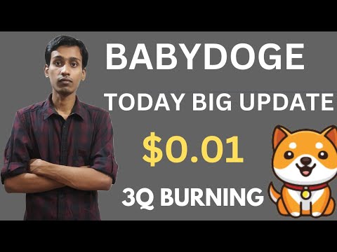 Baby Dogecoin News Today | 3.1 Trillion Burn Past 24H | BabyDoge Coin $0.01 | Binance Listing