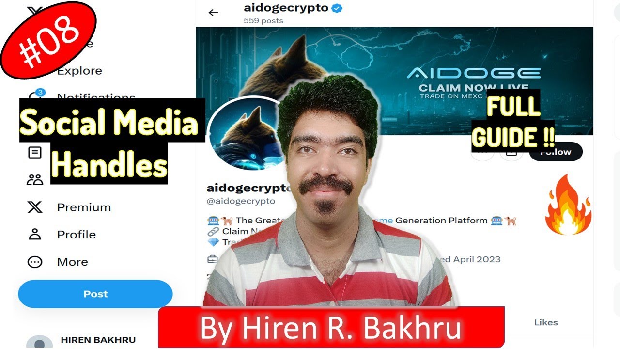 #8 | AI Doge Coin | Social Media Handles