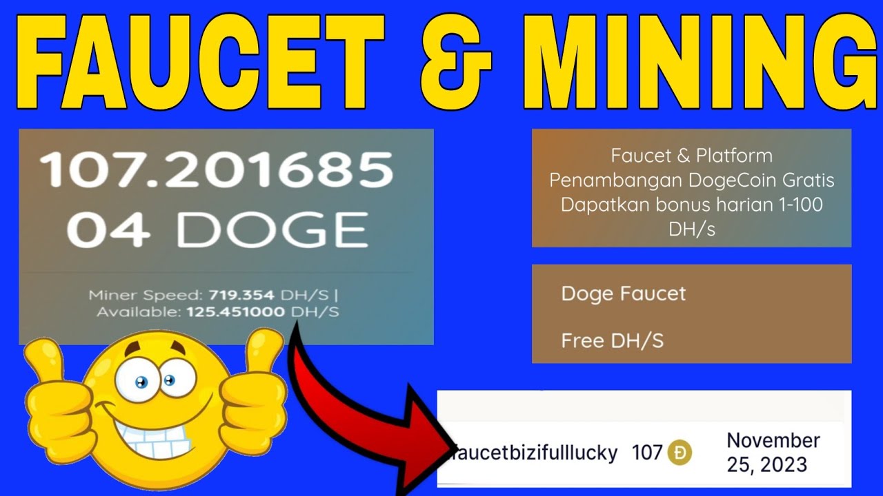 WHITDROW SUCCESS 107 DOGECOIN TO FAUCETPAY | FREE MINING DOGE AND FAUCET WITHOUT DEPOSIT