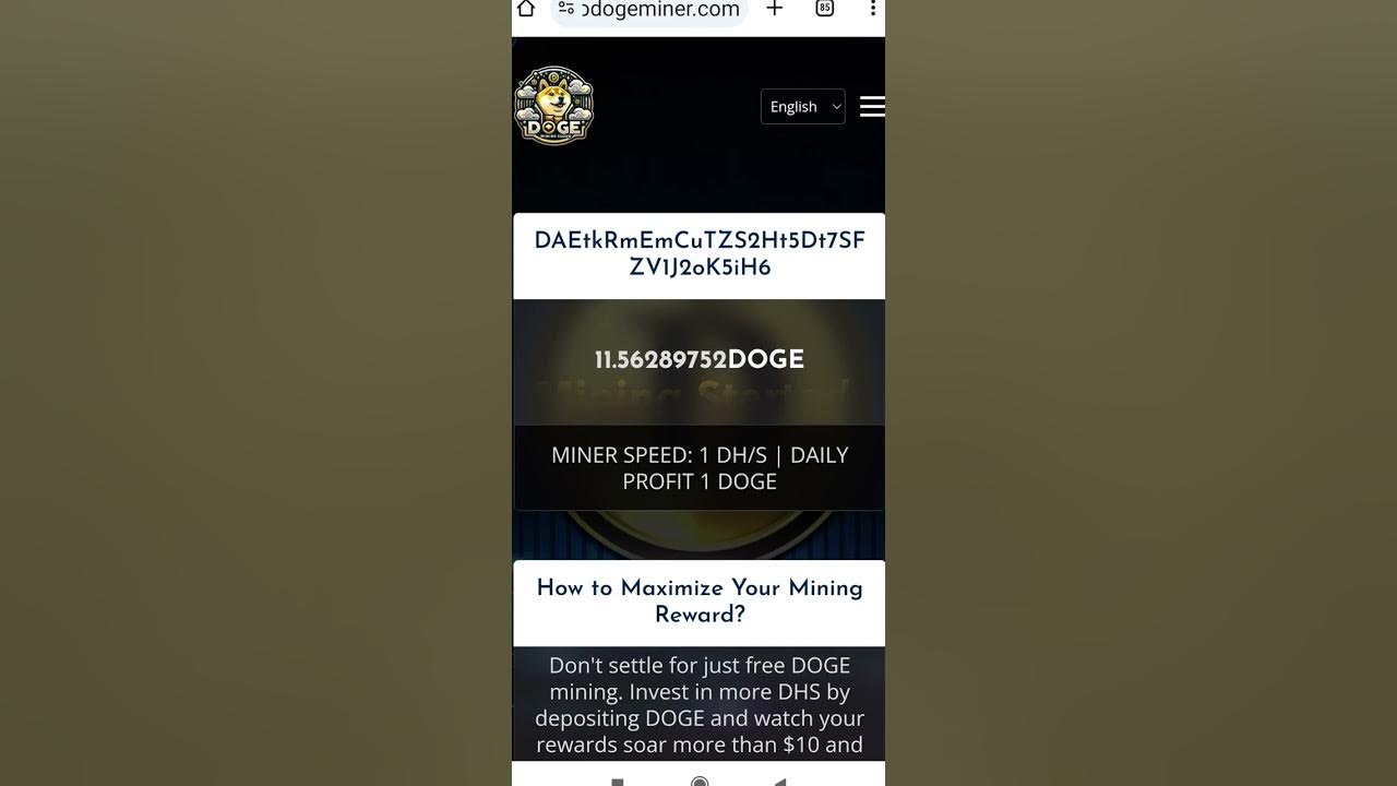 How to copy doge wallet ID from Binance |Doge Mining