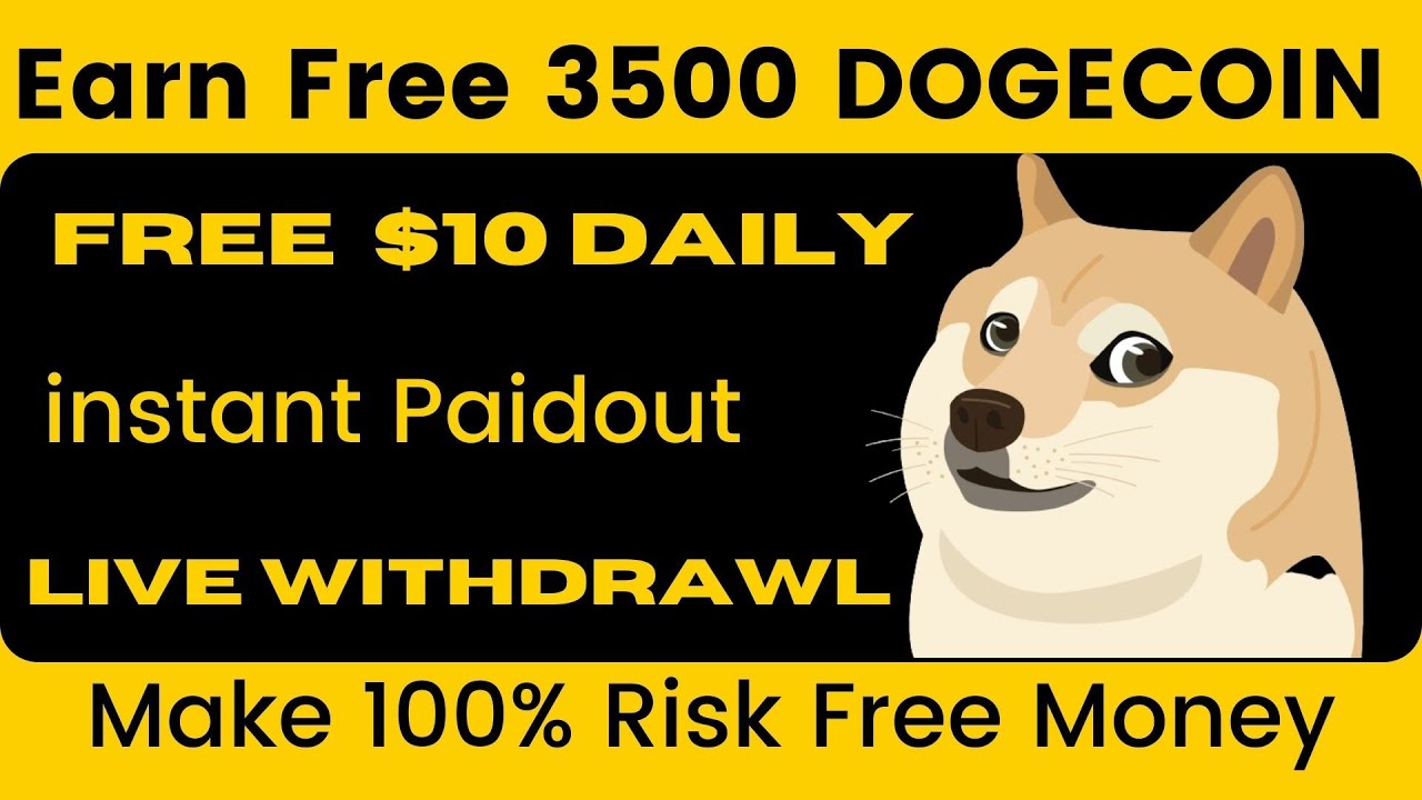 Mine Free Dogecoin Cloud Mining Site 2024-New Free Doge Cloud Mining Site-Earn 10$ Daily Live Proof