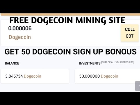 Free Dogecoin Mining Site | Dogecoin Mining Site  | New Free Cloud Mining Website