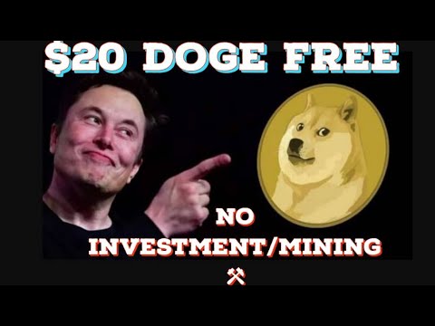 Doge to the moon Mine 20every 600 seconds for free. no investment