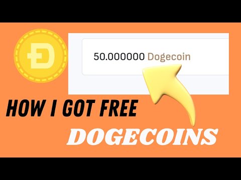 How I got free 50 Dogecoins | free doge coin earning site