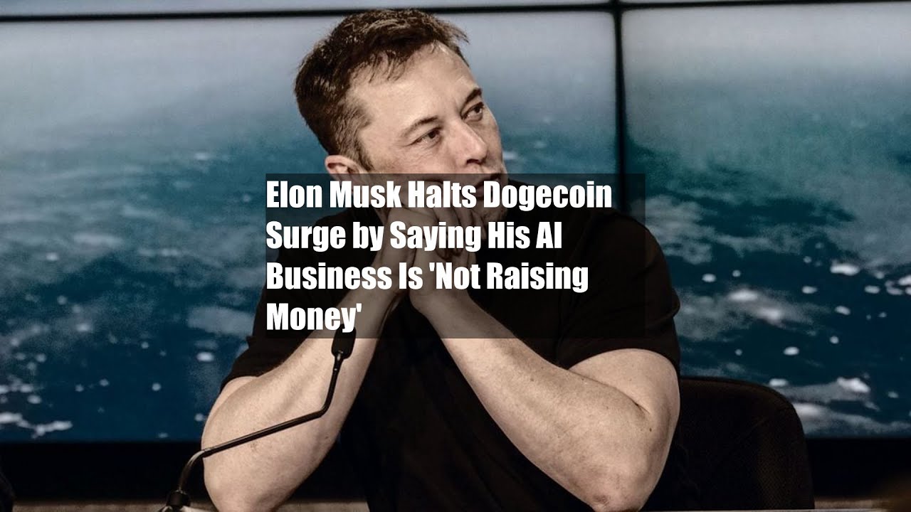 Elon Musk arrête la montée du Dogecoin en déclarant que son entreprise d'IA « ne collecte pas d'argent »