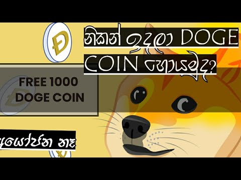 Get 1,000 💥Dogecoin For 100% FREE                 ⭕No Investment