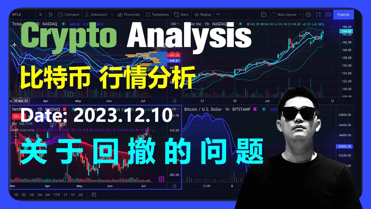 Bitcoin market analysis 2023.12.10 | Questions about retracement | BTC | Bitcoin | crypto | Cryptocurrency | Digital currency | Virtual currency | Dogecoin | Dogecoin