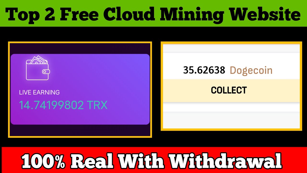 Top 2 Crypto Mining Site 2023 || Doge TRX Free Mining Sites 2023 | free Trx mining site 2023