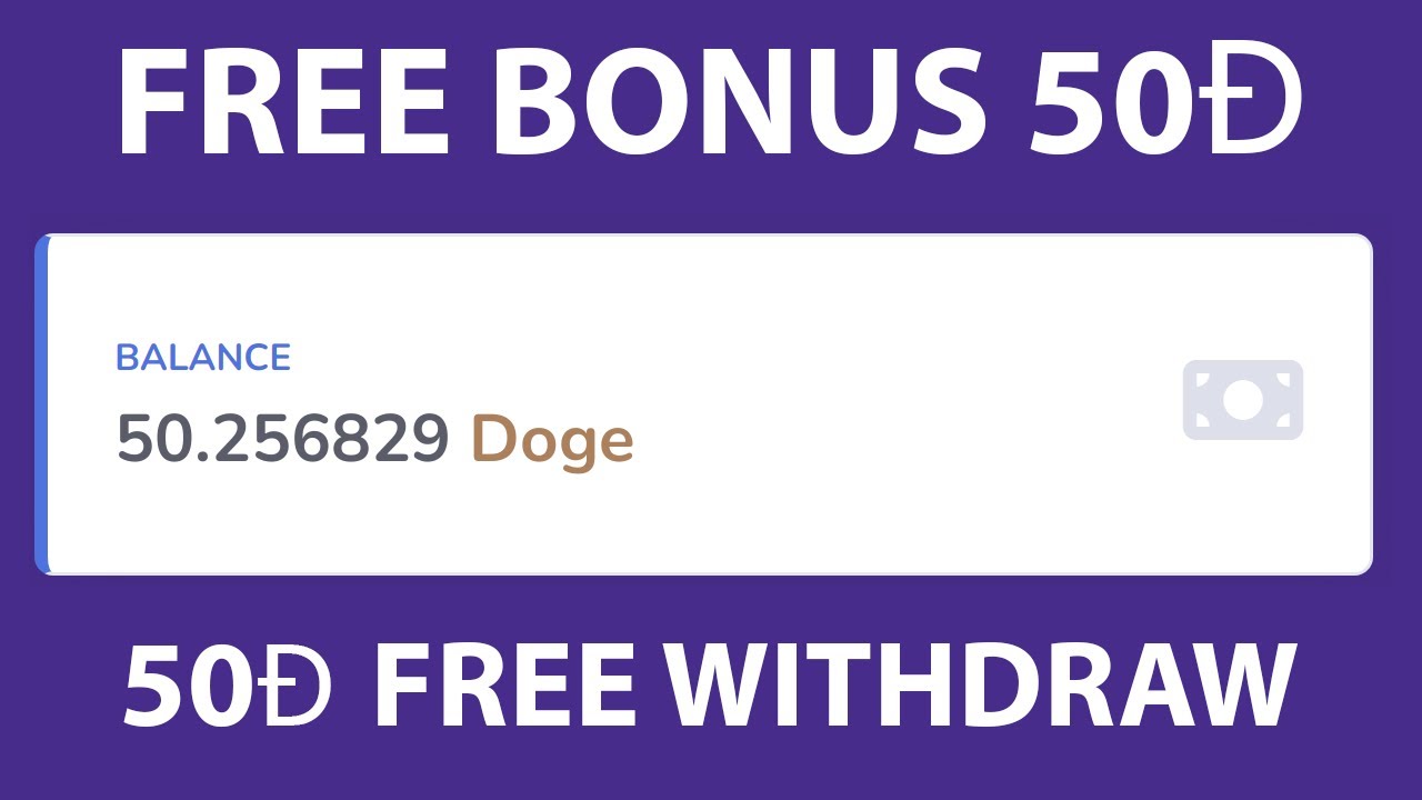 +$50 FREE Withdraw No Deposit Dogeboost Cloud Mining Free Dogecoin Mining Site