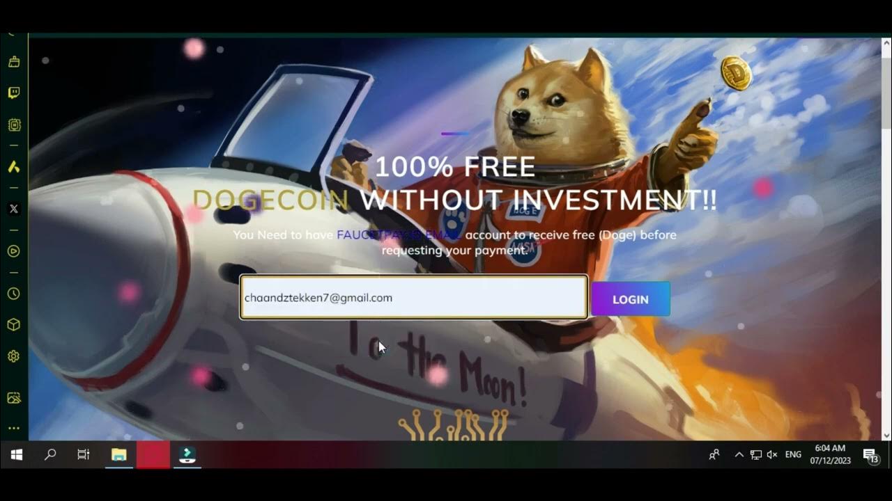 100% Free Dogecoin Mining Daily Withdraw Without investment    Quick Crypto Gains