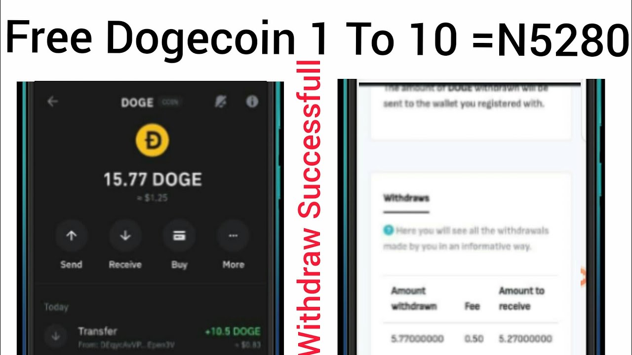 How to Get Free Dogecoin 1 to 10 = N5280 How to Get a Call Card 100 to 500