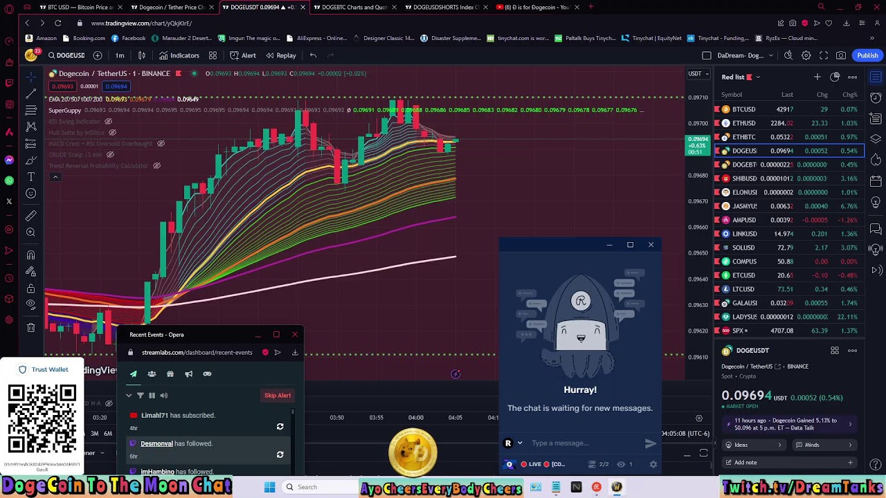 DogeCoin Chart, Crypto News, & Analysis Ep. 3 ^.^