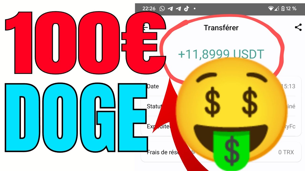 100$ DOGE Coin Free With This Application: How to Earn Dogecoin for Free