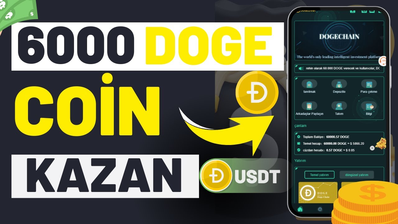 SIGN UP AND EARN 6000 DOGECOIN 🤑 EARN 4% DAILY MONEY 💰 Making Money Online 2023