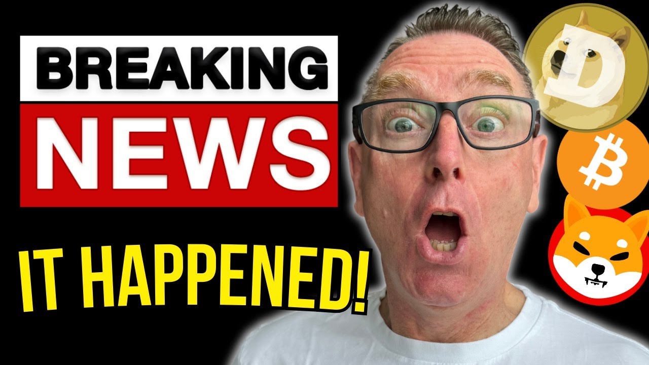 BREAKING DOGECOIN (Doge) CRYPTO NEWS! YOU NEED TO KNOW THIS - RIGHT NOW! IT HAPPENED!