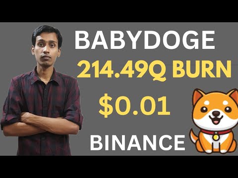 Baby Dogecoin News Today | 214.49Q Burn | BabyDoge Coin Price $0.01 | Binance Listing