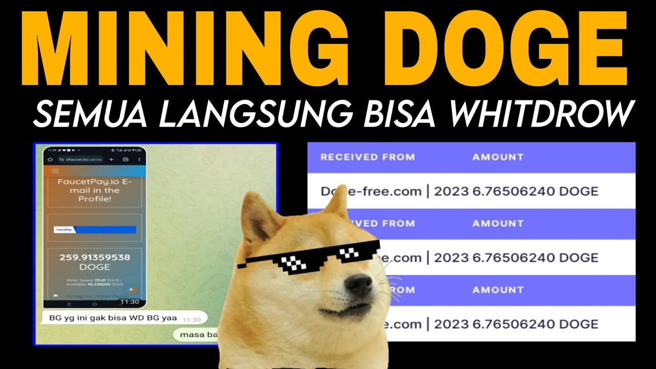 STILL LEGIT BANG‼️MINING DOGECOIN FOR FREE WITHOUT DEPOSIT