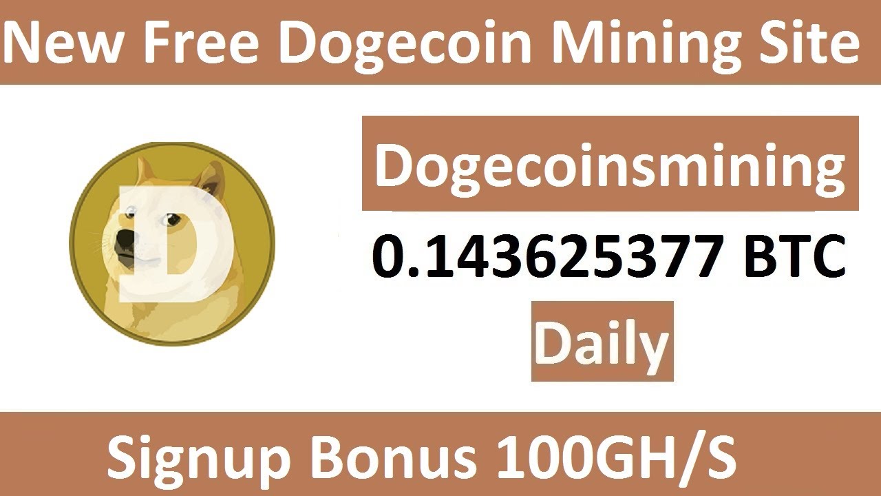 Dogecoinsmining Review New Free Dogecoin Mining Website 2023 Free Cloud Mining Website 2023