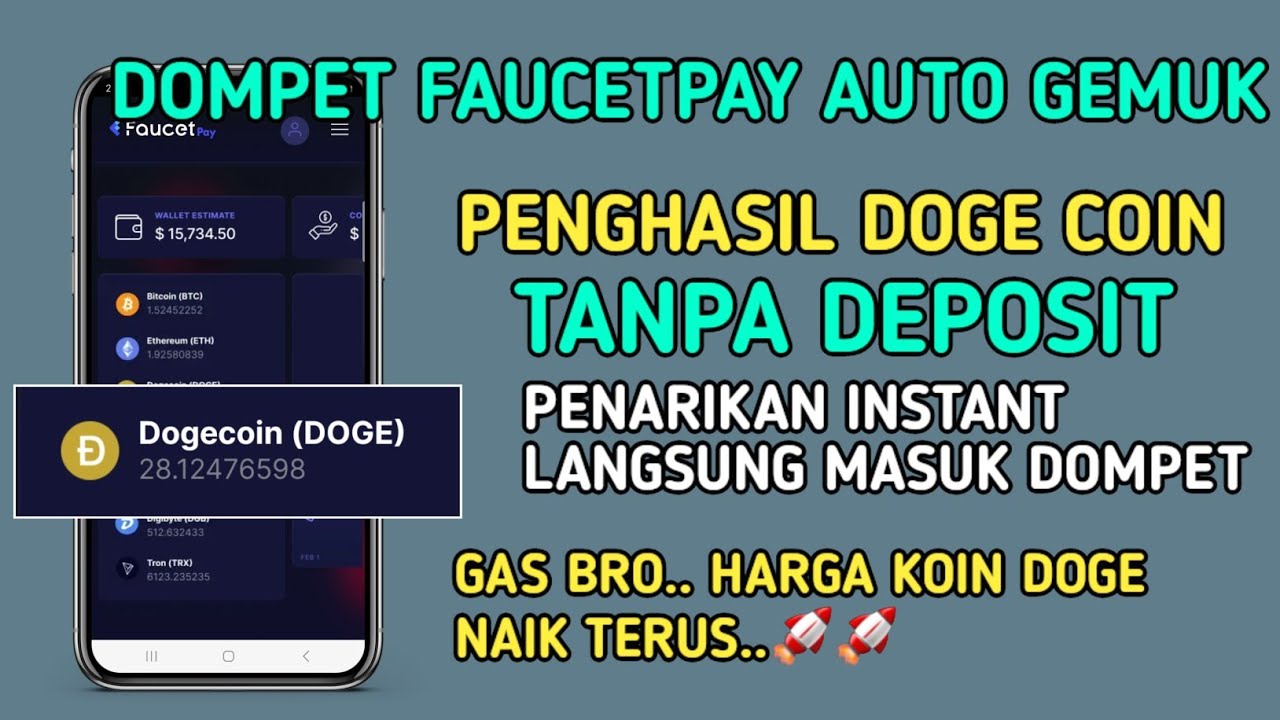 Earn Doge Coin Without Deposit, Instant Withdraw to Faucetpay | Free Crypto Generator