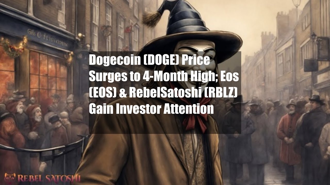 Dogecoin (DOGE) Price Surges to 4-Month High; Eos (EOS) & RebelSatoshi