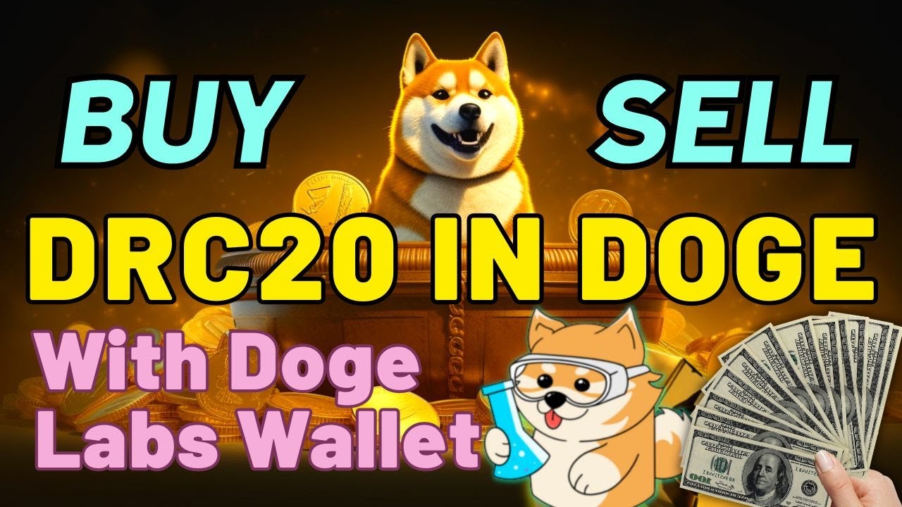 Buy & Sell drc20 tokens using Doge Labs wallet for beginners!