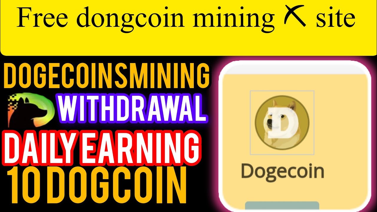 auto Dogecoin-Mining-Site ohne Investition | Kostenloses Cloud-Mining | Kostenlose Mining-Kryptowährung | Doge