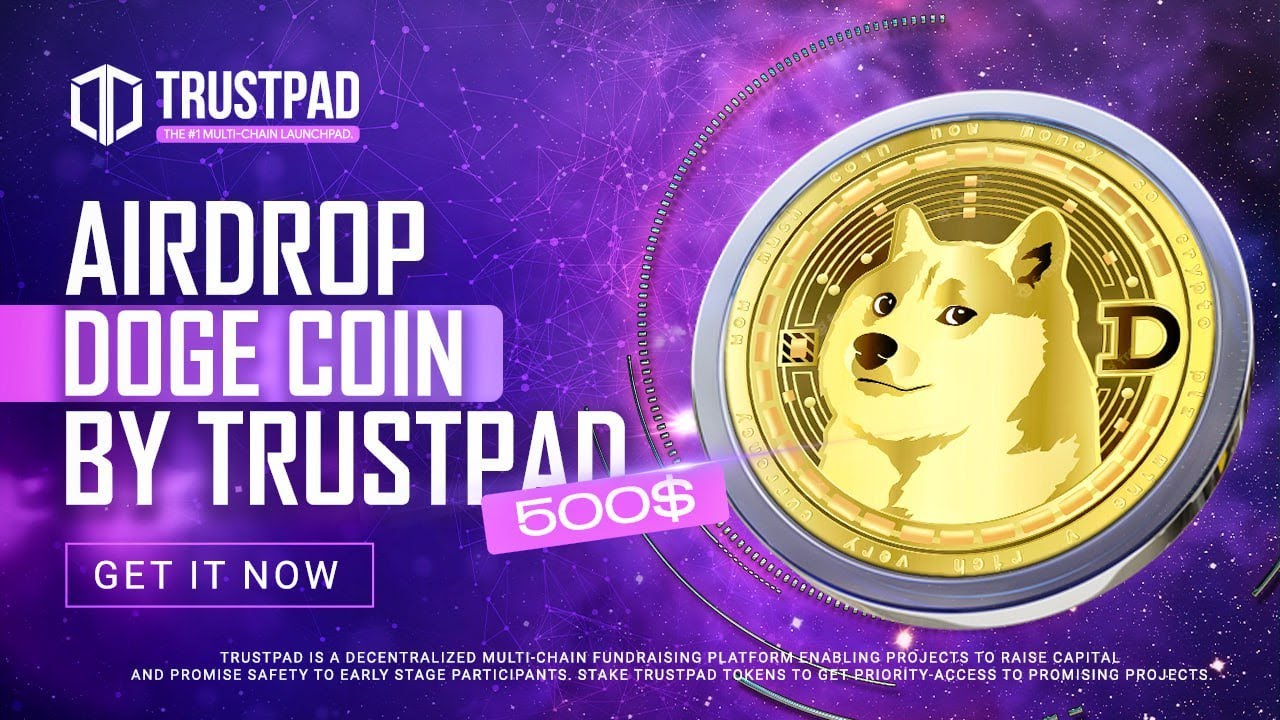 狗狗幣 TrustPad |加密貨幣空投 |免費索賠 500 美元 | 🎅嗬嗬🎄🎄🎁🎆|限 2024 年