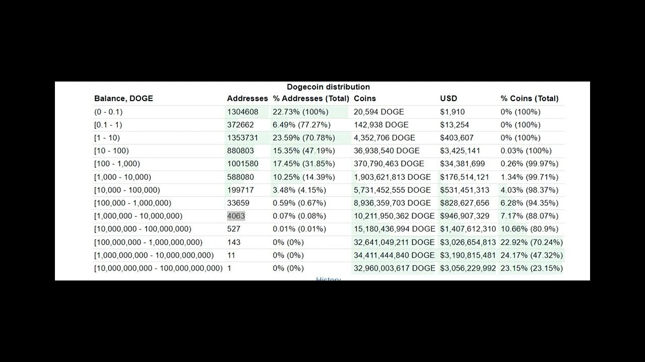 Dogecoin (DOGE) Rich List: Elon Musk Holds DOGE?