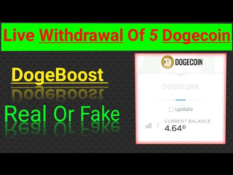 5 ドージコインのライブ引き出し || Doge Boost は本物か偽物 || Doge Boost マイニング Web サイト