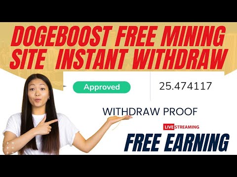 Dogeboost Withdraw Proof Free Earning || SignUp Bouns 50 Dogecoin || Dogeboost  Review Fake or Real