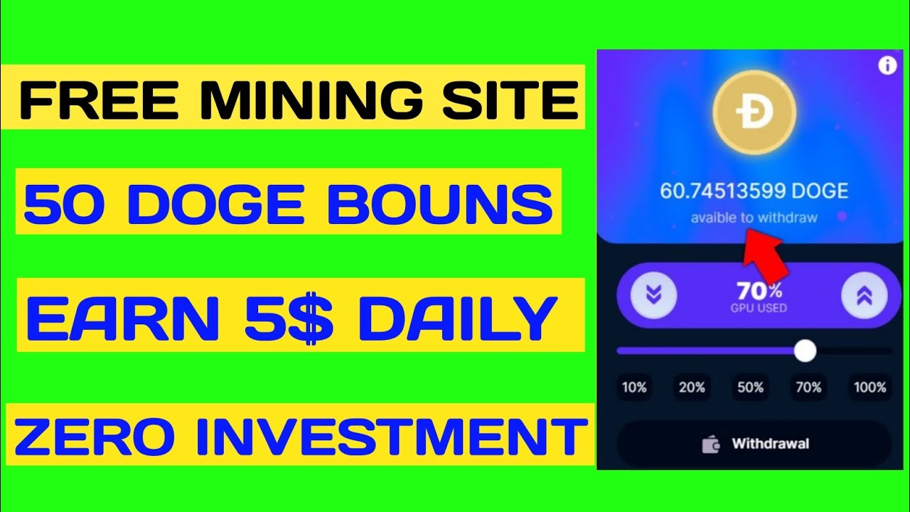 Earn Free $5 DOGE Daily |Free Dogecoin Mining Website | Free Dogecoin Earning Website