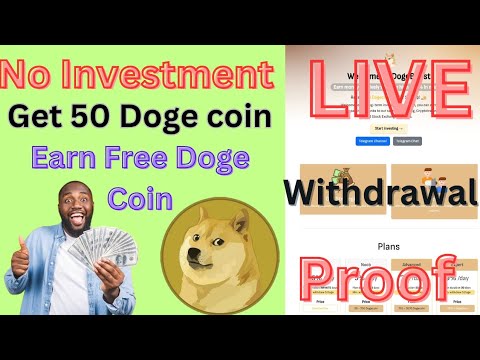 Live WithdrawalProof || Best Free Doge Coin Mining Website || Free Cloud Mining Website 2023