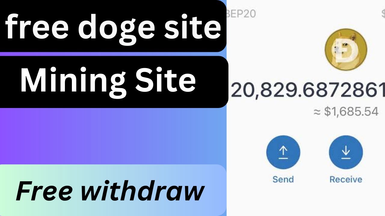 New Dogecoin Free Mining Site Free Withdraw