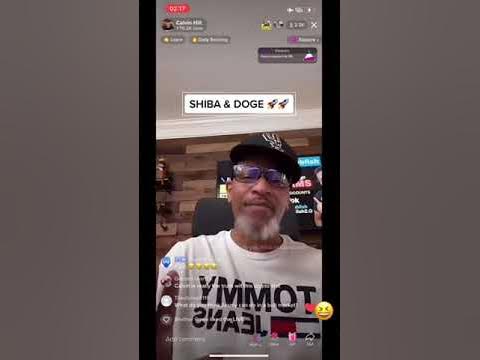 You all are Jocking with Shiba Inu & DogeCoin🤙 Calvin Hill TikTok Live Snaps