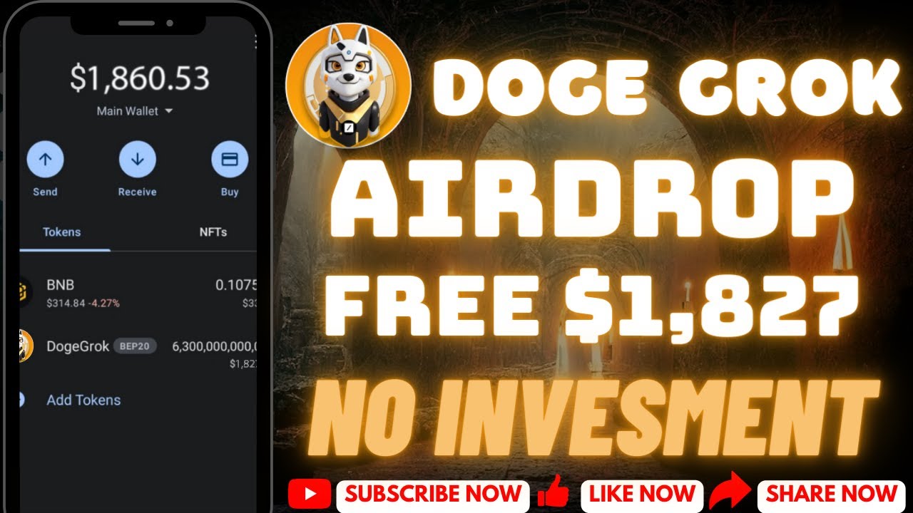 Claim Airdrop Doge Grok ~ $1,827 on Trustwallet | NO INVESMENT