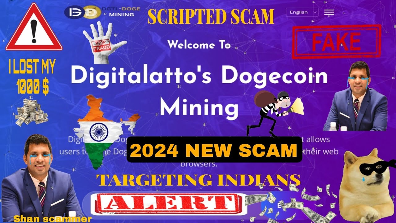 Digitalatto, fraud platform, DGTL Doge mining explained in Hindi English