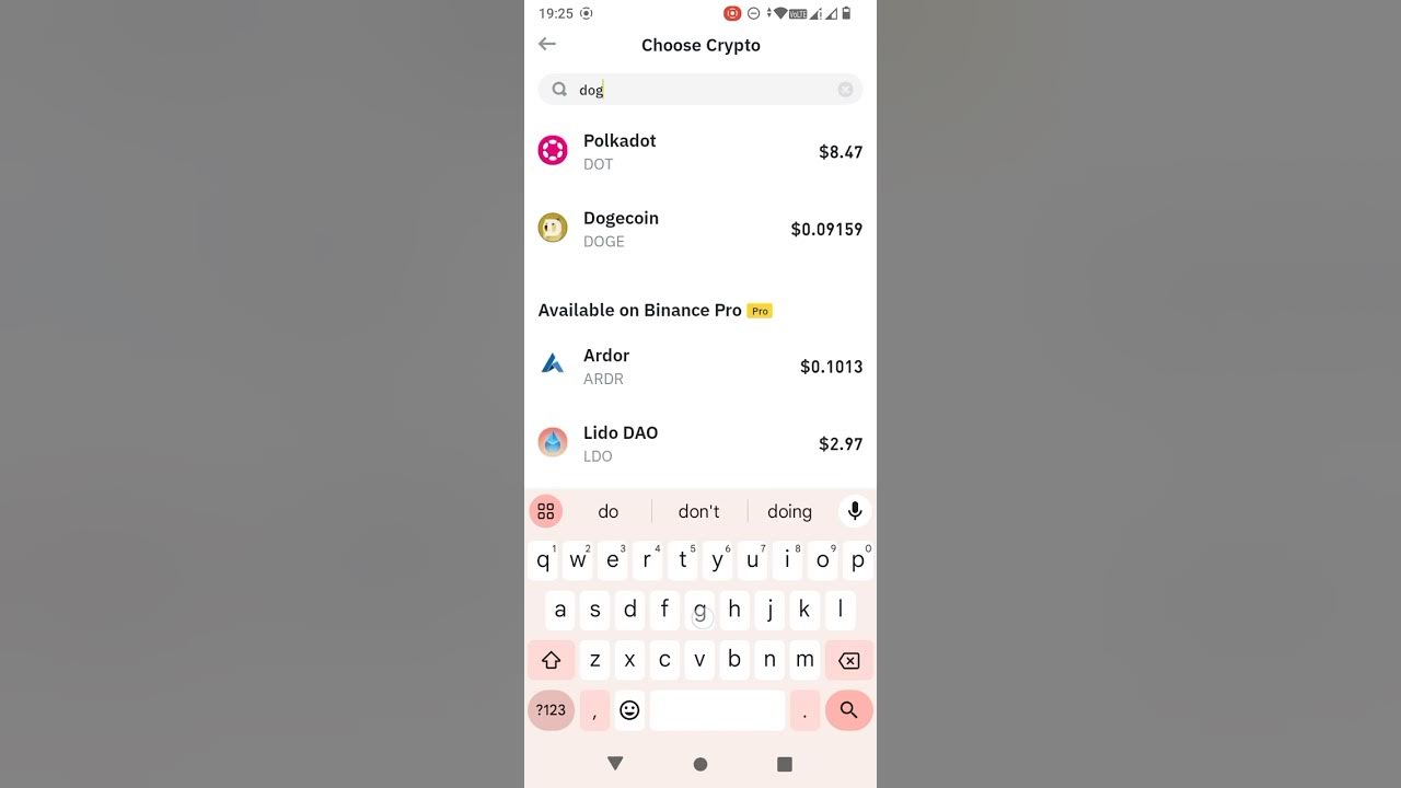 How to Buy Dogecoin (Doge) On Binance