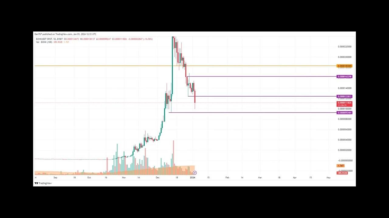 DOGE, SHIB and BONK Price Analysis for January 3