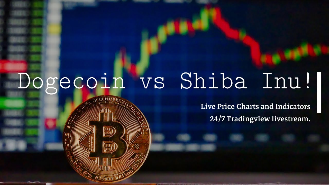 🔴 Dogecoin vs Shiba Inu LIVE charts #livecryptotrading #altcoins2024 #dogelive