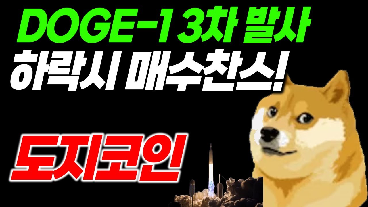 [Dogecoin] DOGE-1 3rd launch revealed! Opportunity to buy when falling!