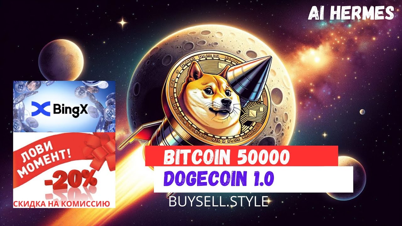 BTC 50000, DOGE 1.0 Rocket with coins already in space