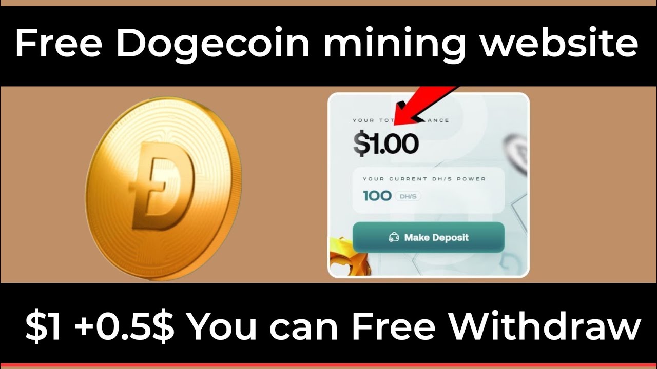 free dogecoin mining website! [ long term website ] free dogecoin earning site today