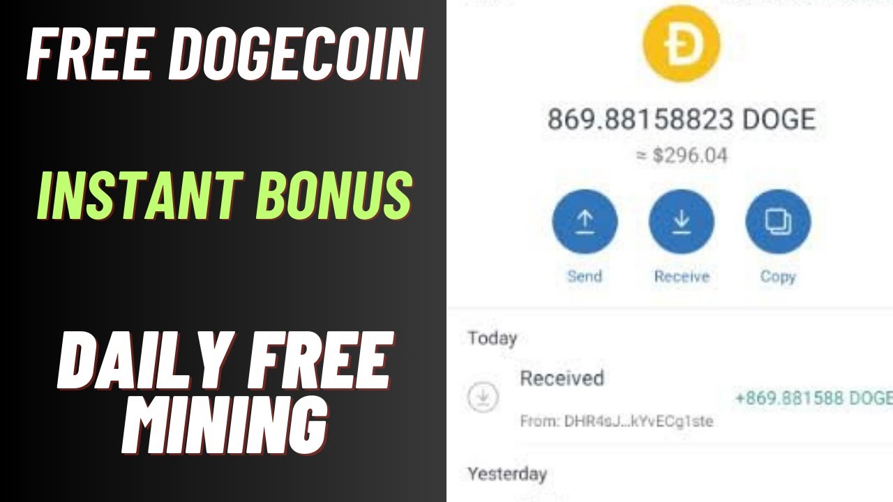 Legitdogemining Retirer la preuve en direct gratuitement Gagnez du Dogecoin quotidiennement