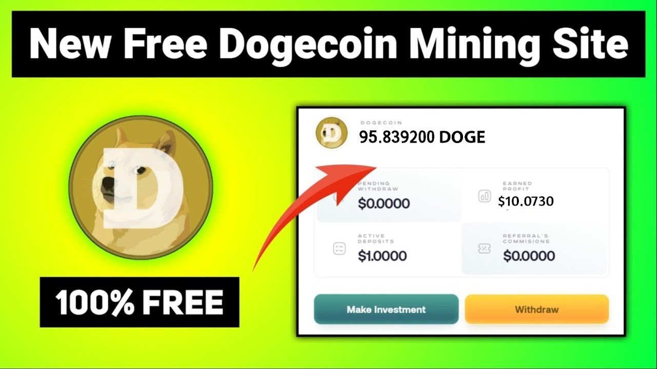 Free Dogecoin Mining Without Investment || Free Dogecoin Mining Website 2024