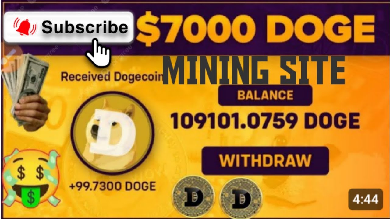 Free dogecoin mining sites without investment✅ 🎁