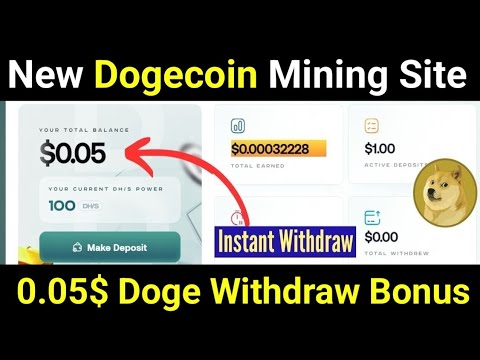 legitdogeminin - Free DogeCoin Mining Website | Doge Mining Site | Free Dogecoin Mining