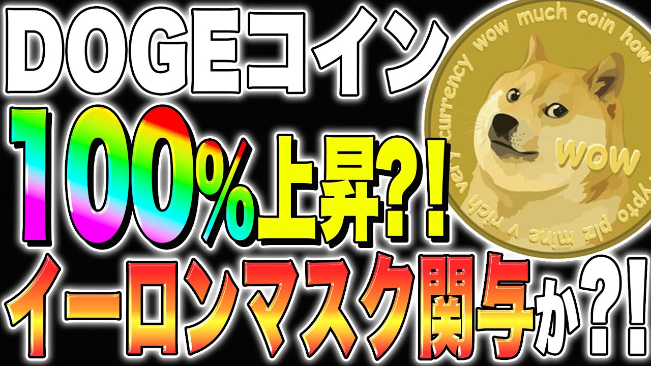 【도지 코인(DOGE)】100% 상승? ! 엘론 마스크 참여? ! 【가상화폐 최신 정보】【시바이누코인】【시바개 코인】【향후】【밈코인】【암호자산】【이론 마스크】