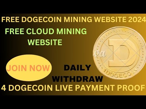 Free Dogecoin Mining Site | Free Cloud Mining | Free Dogecoin | Crypto Mining