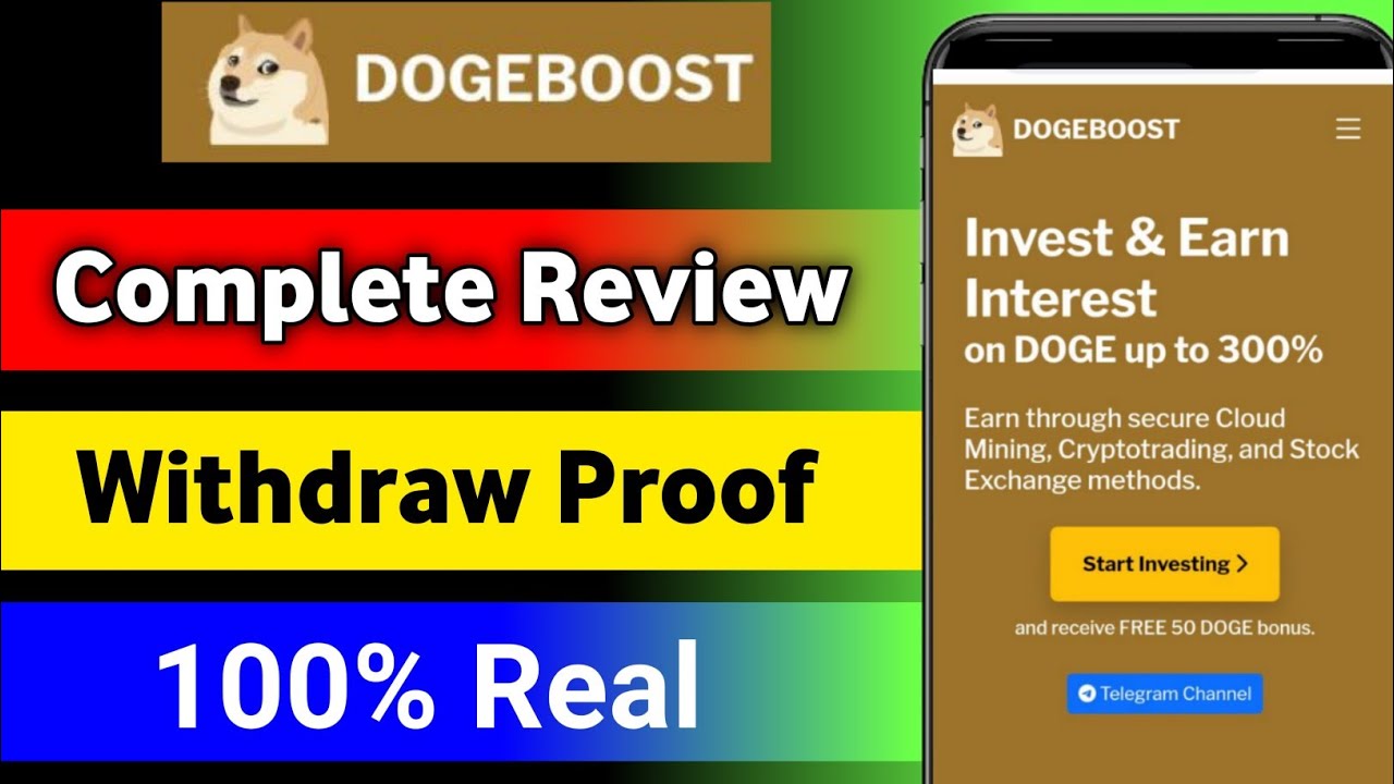 Doge boost miner withdrawal kaise kare | Doge boost miner real or fake | Doge boost miner unlimited